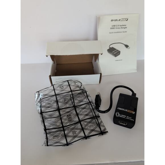USB 2.0 Isolator - Hi-Speed 480Mbps, Surge Protection, New Open Box - Picture 5 of 9